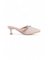 SHOEPOINT 67120 Women Strap Mules in Light Gold